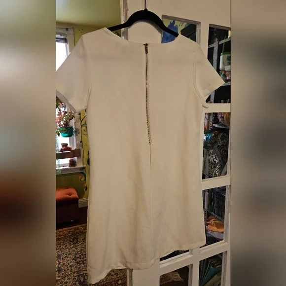 Lulu's Off White Shift Mini Dress - Picture 2 of 3